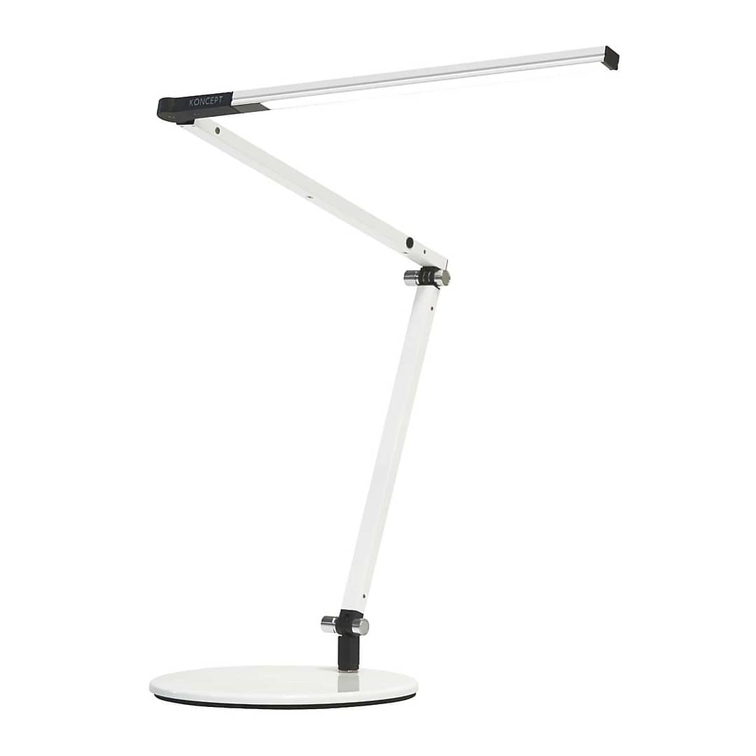 Koncept Z-Bar White Desk Lamp: Illuminating Elegance and Efficiency