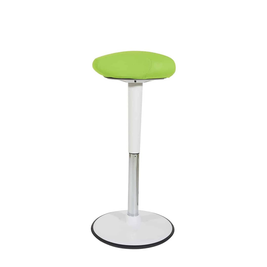 Office Star Active Perch Stool Lime Green