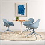 Plastic shell bucket chair for Break Room Office Furniture