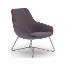 9 to 5 Office Lounge Chairs in Lilac Fabric