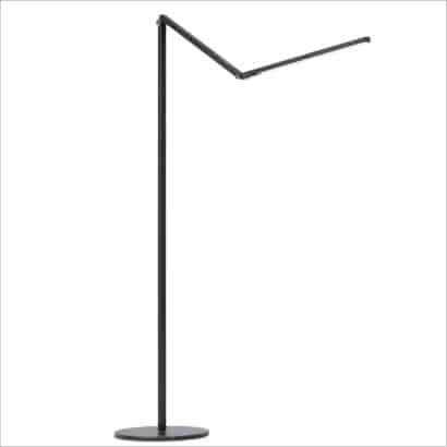 Koncept Z-Bar black standing lamp: Illuminating Elegance and Efficiency